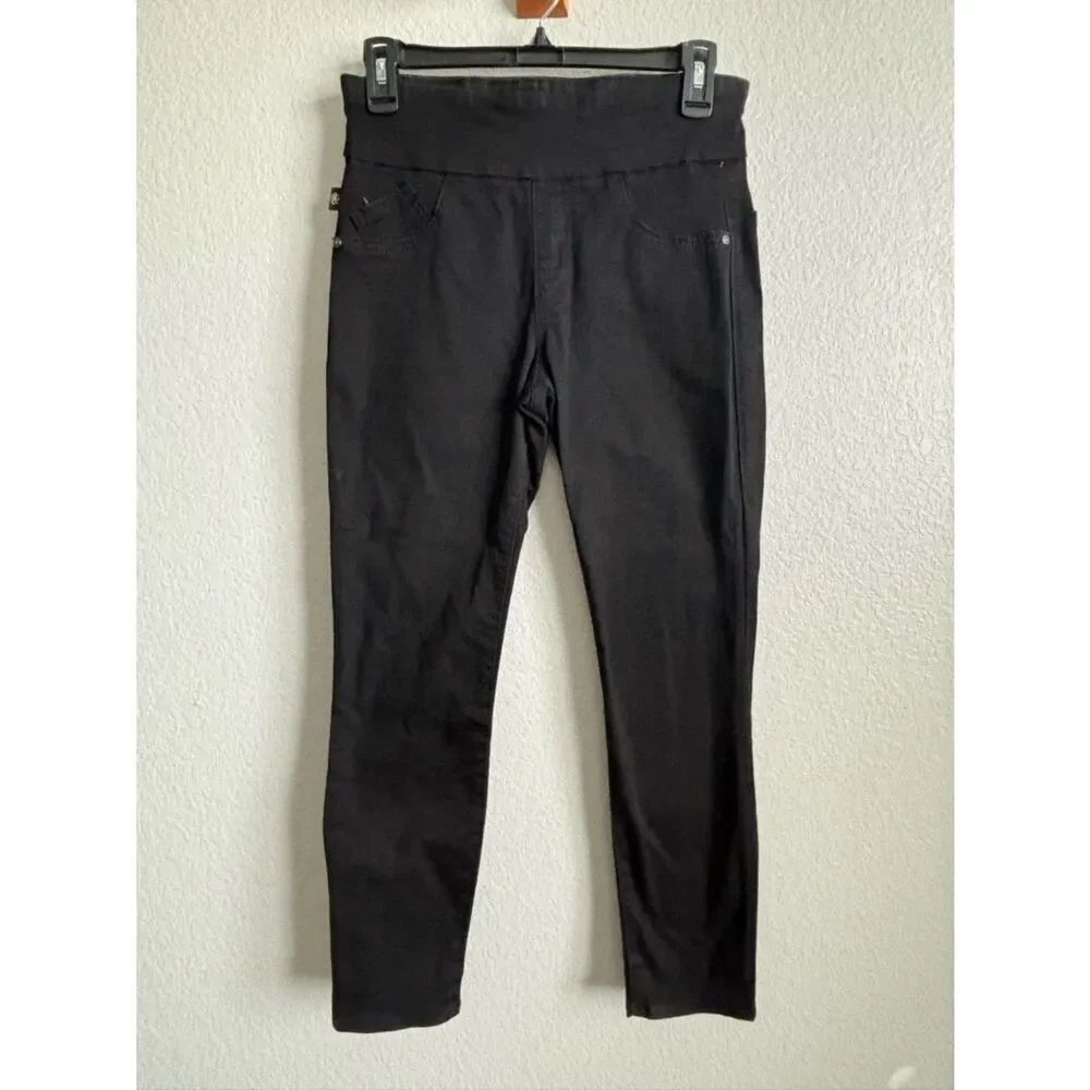 Rock & Republic Black Pull-On Denim Leggings
